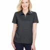 CrownLux Performance™ Ladies' Address Melange Polo -Jiffyshirts Store e2c5bd01d33481