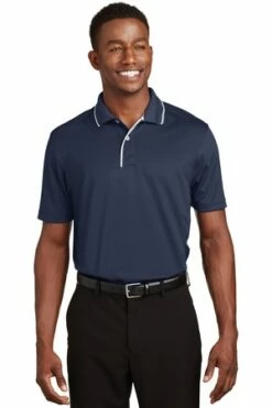 Men's Dri-Mesh Polo With Tipped Collar And Piping -Jiffyshirts Store e41149c4efb6f8