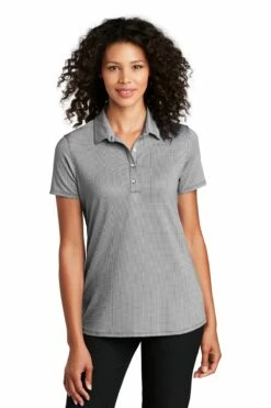 Ladies Gingham Polo -Jiffyshirts Store e444bd645902ae