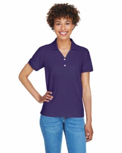 Ladies' Pima Piqué Short-Sleeve Y-Collar Polo 31 Ladies' Pima Piqué Short-Sleeve Y-Collar Polo -Jiffyshirts Store e4867ec1375ef4