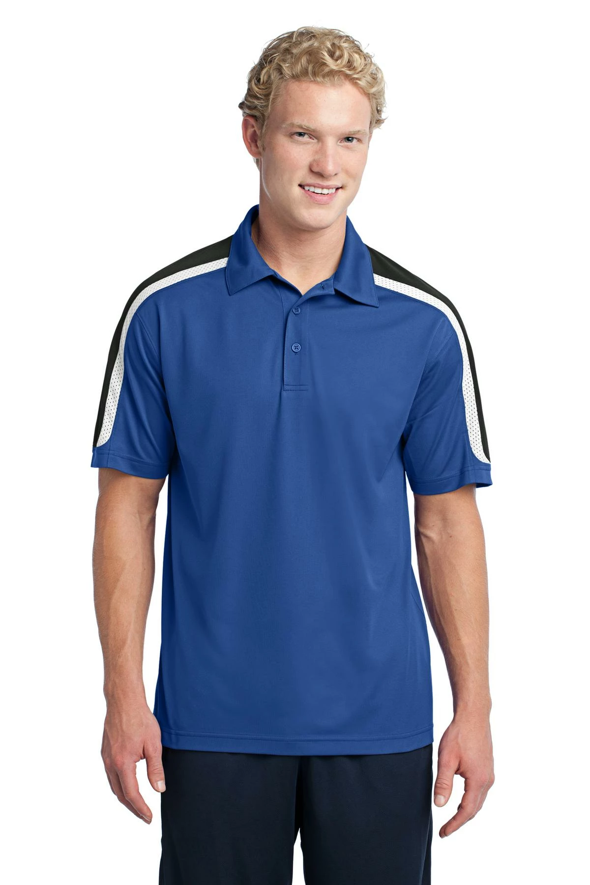 Tricolor Shoulder Micropique Sport-Wick Polo 4 Tricolor Shoulder Micropique Sport-Wick Polo - Image 2