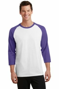 Unisex Core Blend 3/4-Sleeve Raglan Tee -Jiffyshirts Store e61406b531c984