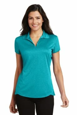 Ladies Trace Heather Polo -Jiffyshirts Store e64f4d5a8e602b