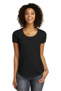 District Ladies' Fitted Very Important Tee Scoop Neck -Jiffyshirts Store e772d76dd0839c
