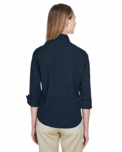 Ladies' Perfect Fit™ 3/4-Sleeve Stretch Poplin Blouse 13 Ladies' Perfect Fit™ 3/4-Sleeve Stretch Poplin Blouse -Jiffyshirts Store eb039412c51a43