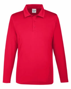 Men's Zone Performance Long Sleeve Polo -Jiffyshirts Store eb30899f2b2ea0