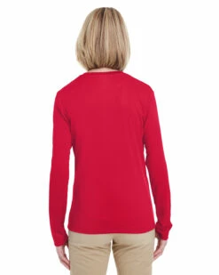 Ladies' Cool & Dry Performance Long-Sleeve Top -Jiffyshirts Store eba2e53bf22951
