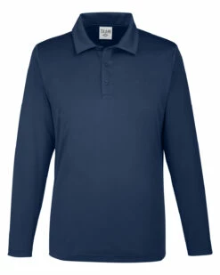 Men's Zone Performance Long Sleeve Polo -Jiffyshirts Store ed0a81df6cadeb