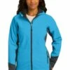 Ladies Vertical Hooded Soft Shell Jacket -Jiffyshirts Store ed0bc2ce2cd8e8