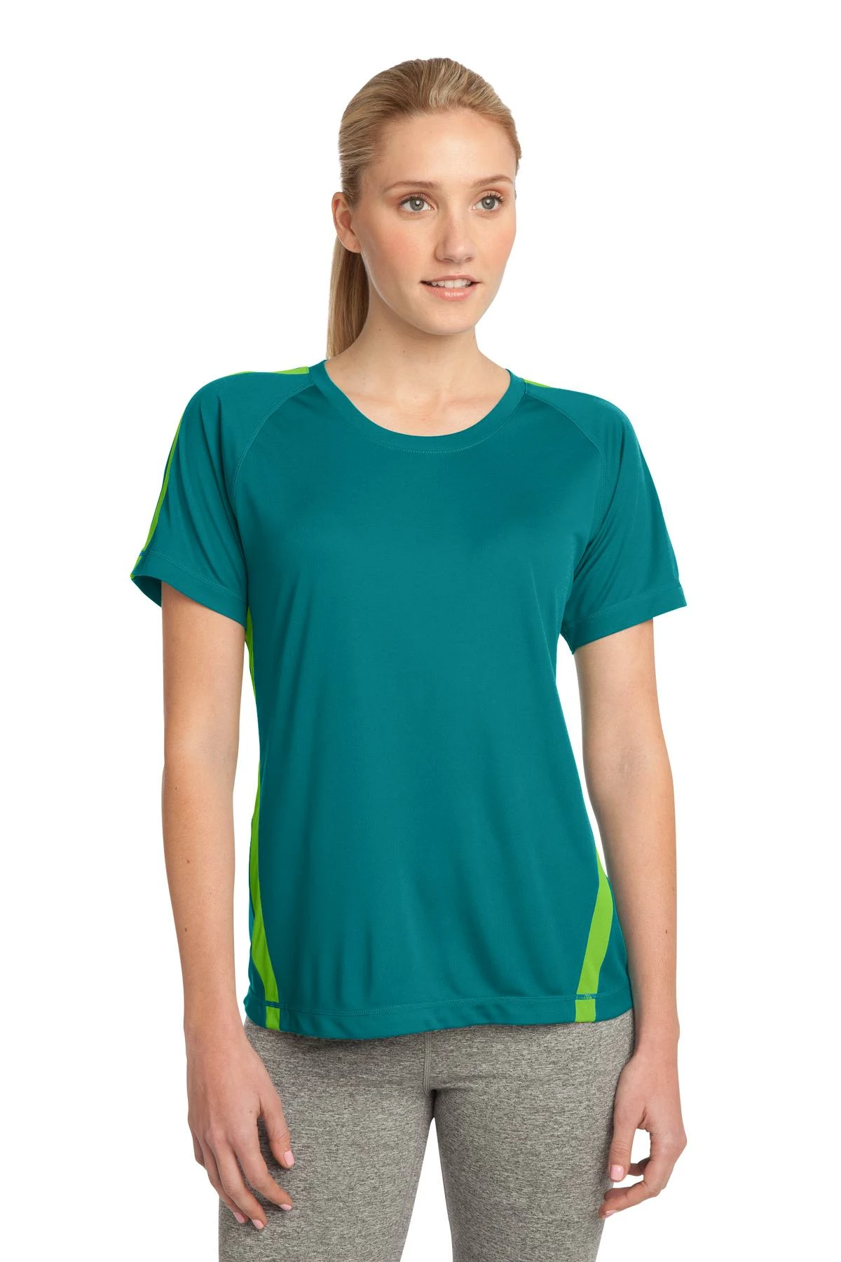 Ladies Colorblock PosiCharge Competitor Tee 16 Ladies Colorblock PosiCharge Competitor Tee - Image 14