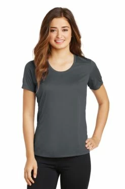 Ladies PosiCharge Elevate Scoop Neck Tee -Jiffyshirts Store ef739ed18738fd