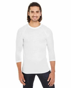 Unisex Poly-Cotton 3/4-Sleeve Raglan T-Shirt -Jiffyshirts Store efdfcb4252ed94