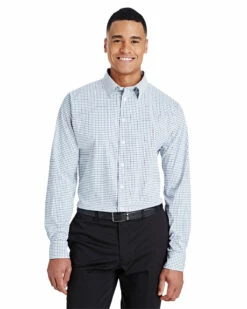 CrownLux Performance™ Men's Micro Windowpane Shirt 11 CrownLux Performance™ Men's Micro Windowpane Shirt -Jiffyshirts Store f0a4deaacaf096