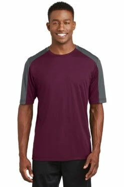 Unisex PosiCharge Competitor Sleeve-Blocked Tee -Jiffyshirts Store f1054d89247410