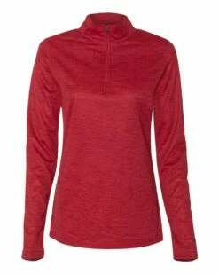 BADGER Women’s Tonal Blend Quarter-Zip Pullover -Jiffyshirts Store f2bdd41641ebd1
