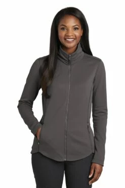Ladies Collective Smooth Fleece Jacket -Jiffyshirts Store f35757e9271dc6
