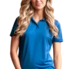 Women's Omega Solid Mesh Tech Polo