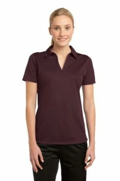 Ladies PosiCharge Active Textured Polo -Jiffyshirts Store f4d99792e724d3