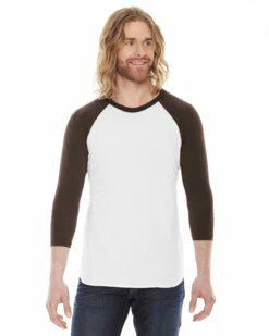 Unisex Poly-Cotton 3/4-Sleeve Raglan T-Shirt -Jiffyshirts Store f57797d210db81