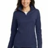 Ladies Pinpoint Mesh 1/2-Zip
