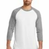District Unisex Perfect Tri 3/4-Sleeve Raglan