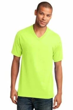 Adult Unisex Core Cotton V-Neck Tee -Jiffyshirts Store f5e2563be79b42