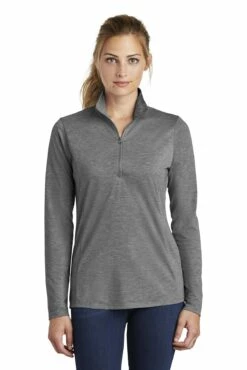 Ladies PosiCharge Tri-Blend Wicking 1/4-Zip Pullover 16 Ladies PosiCharge Tri-Blend Wicking 1/4-Zip Pullover -Jiffyshirts Store f76baa7e0c11d7
