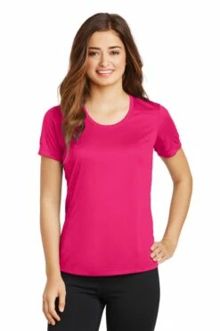 Ladies PosiCharge Elevate Scoop Neck Tee -Jiffyshirts Store f85d4c2ec34bf8