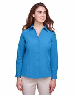 Ladies' Bradley Performance Woven Shirt -Jiffyshirts Store f85e3815207a0a