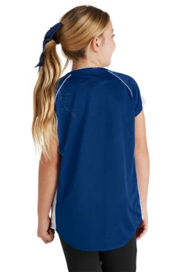 Girls Brushback Jersey -Jiffyshirts Store f95d28de7e65a9