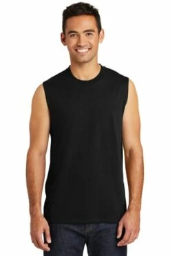 Unisex Core Cotton Sleeveless Tee