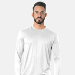 Unisex 4.5 Oz., 100% Polyester Performance Long-Sleeve T-Shirt -Jiffyshirts Store fad6134c413709