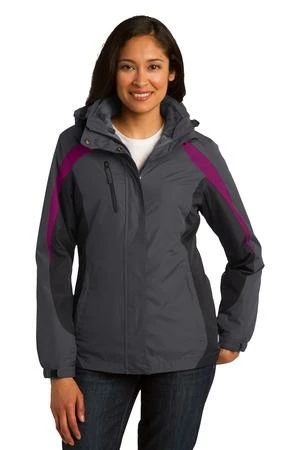 Ladies Colorblock 3-in-1 Jacket 8 Ladies Colorblock 3-in-1 Jacket - Image 6