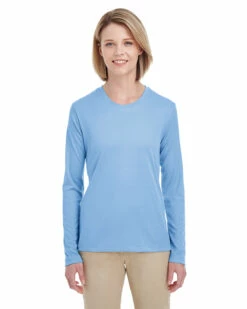Ladies' Cool & Dry Performance Long-Sleeve Top -Jiffyshirts Store fbf976c2e09cf2