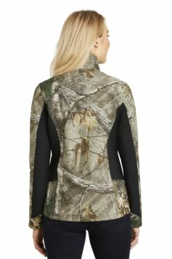 Ladies Camouflage Colorblock Soft Shell -Jiffyshirts Store fc0820db308c0f
