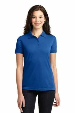 Ladies 5-in-1 Performance Pique Polo -Jiffyshirts Store fc8cf794bc75d2