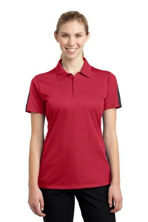 Ladies PosiCharge Active Textured Colorblock Polo 3 Ladies PosiCharge Active Textured Colorblock Polo