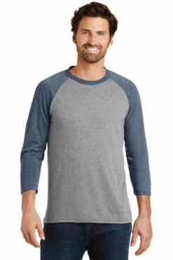 District Unisex Perfect Tri 3/4-Sleeve Raglan -Jiffyshirts Store fe08858f71f464