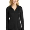 Ladies Silk Touch Performance Long Sleeve Polo -Jiffyshirts Store fe656784aa69ef