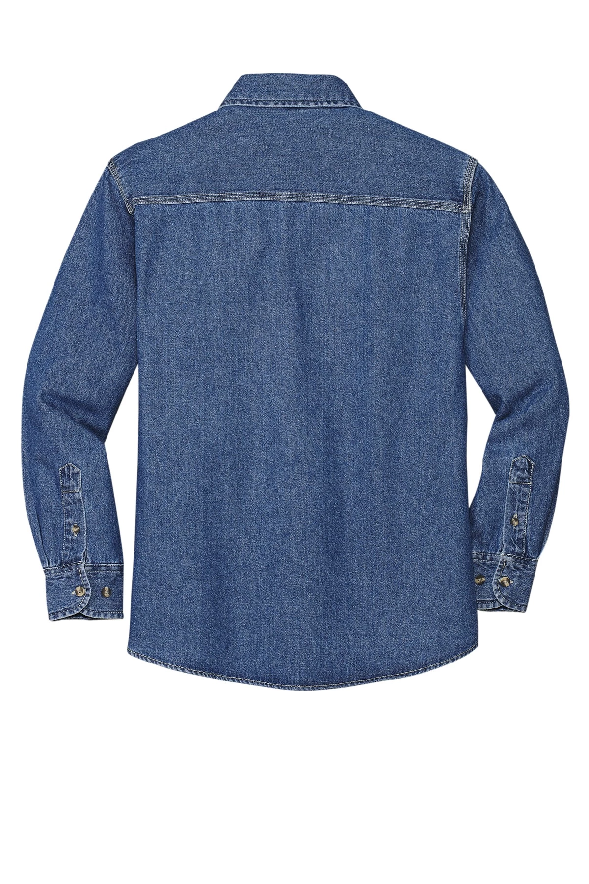 Unisex Heavyweight Denim Shirt 6 Unisex Heavyweight Denim Shirt - Image 4