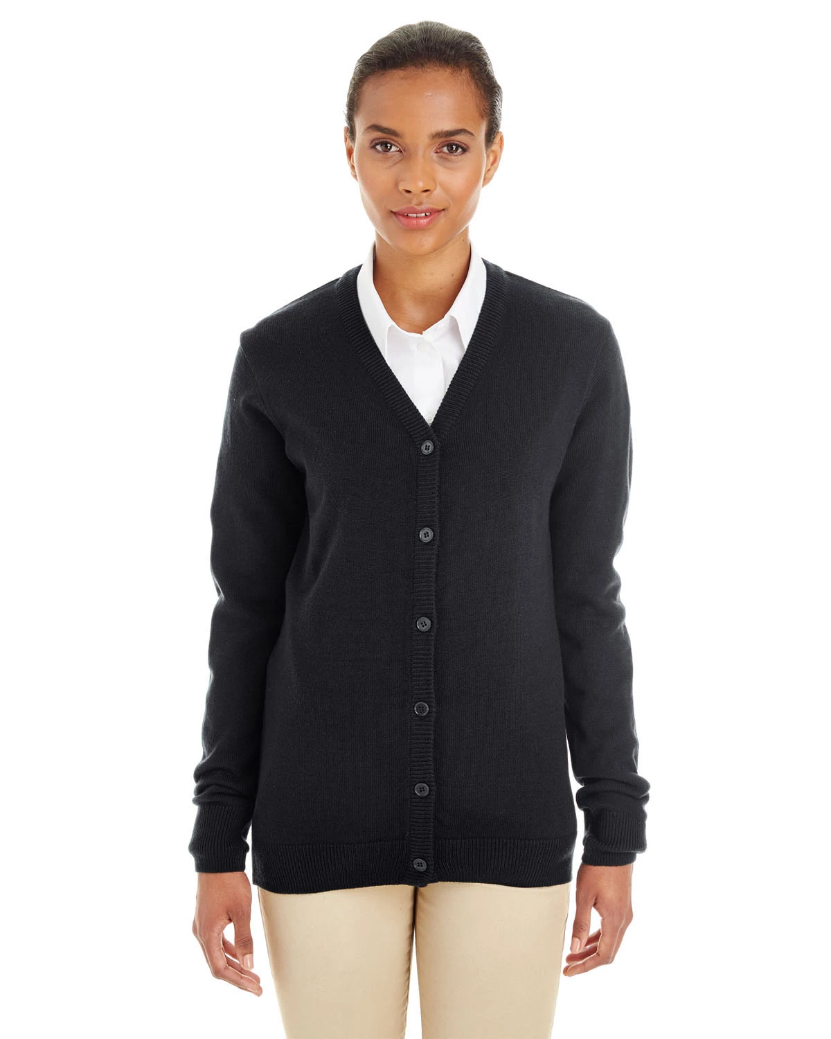 Ladies' Pilbloc™ V-Neck Button Cardigan Sweater 7 Ladies' Pilbloc™ V-Neck Button Cardigan Sweater - Image 5