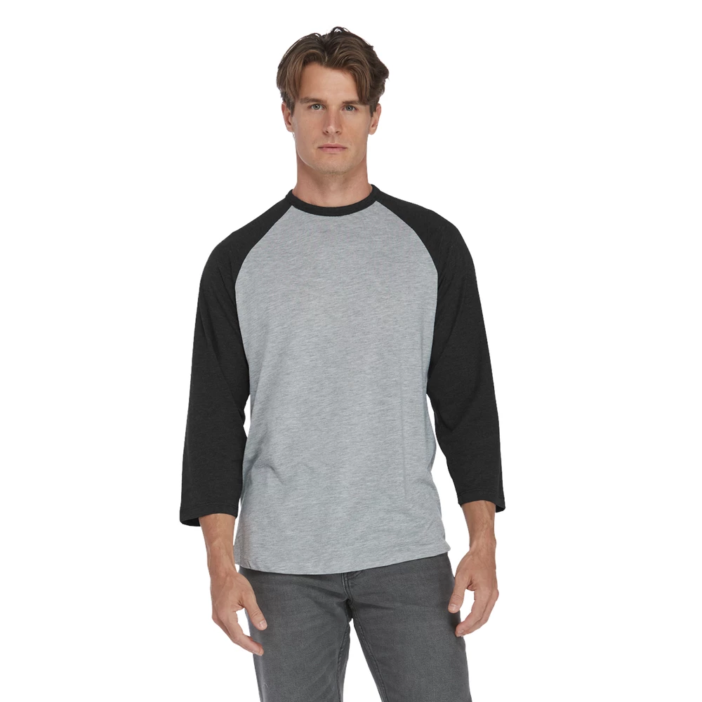 Platinum Men's Tri-Blend 3/4 Sleeve Raglan Tee 11 Platinum Men's Tri-Blend 3/4 Sleeve Raglan Tee - Image 9